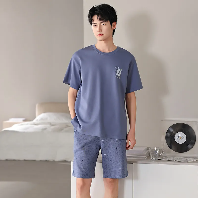 Good Fortune Pajama Set Men's Image Color-1