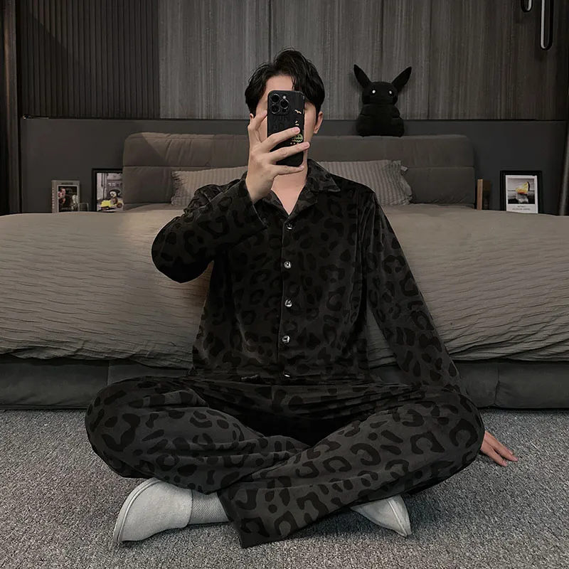 Good Fortune Pajama Set Men's Image Color-3