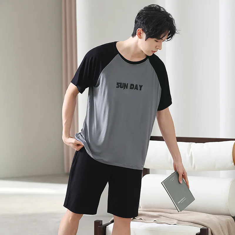 Good fortune Men Pajama Sets-2