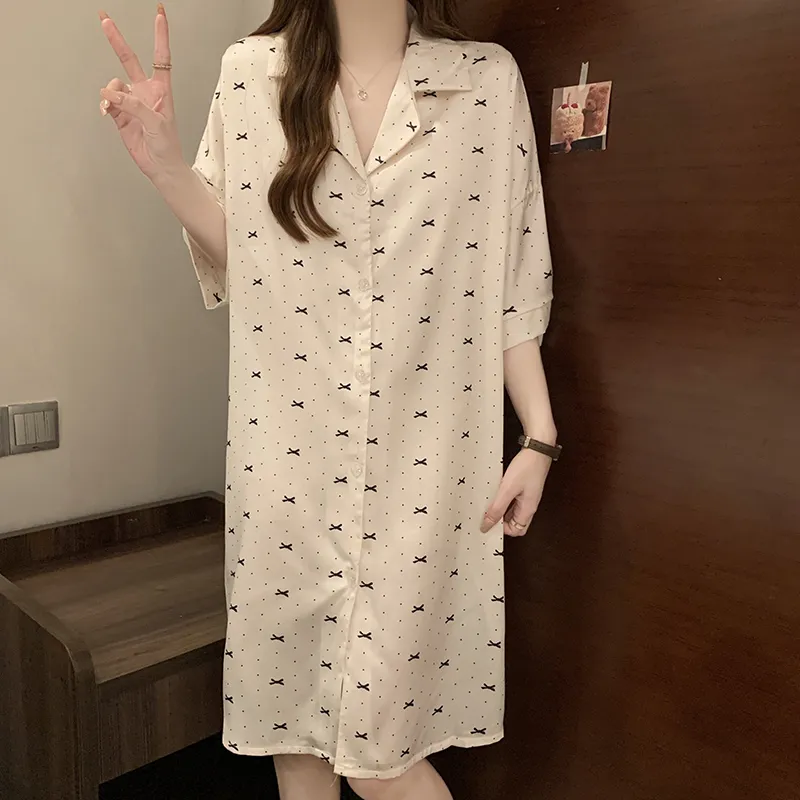Good fortune Women's Nightgowns-1