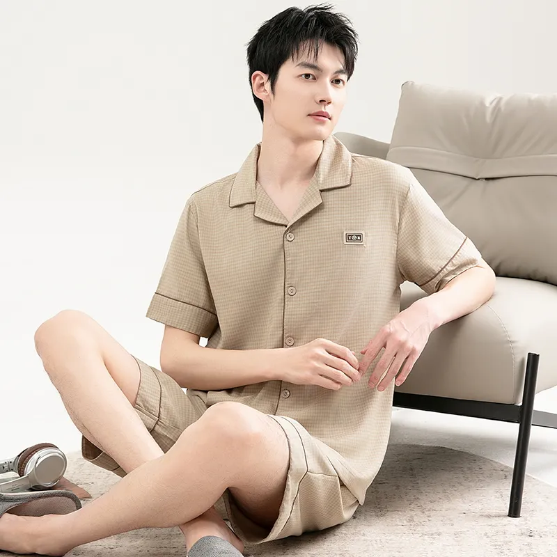 Good fortune Men Pajama Sets-7