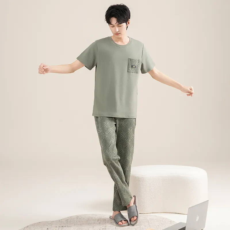 Good fortune Men Pajama Sets-1