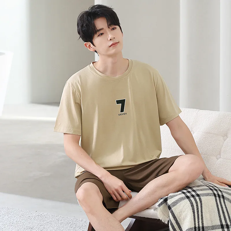 Good fortune Men Pajama Sets-5