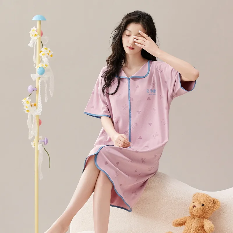 Good fortune Women's Nightgowns-4