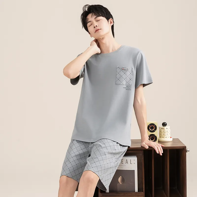 Good fortune Men Pajama Sets-5