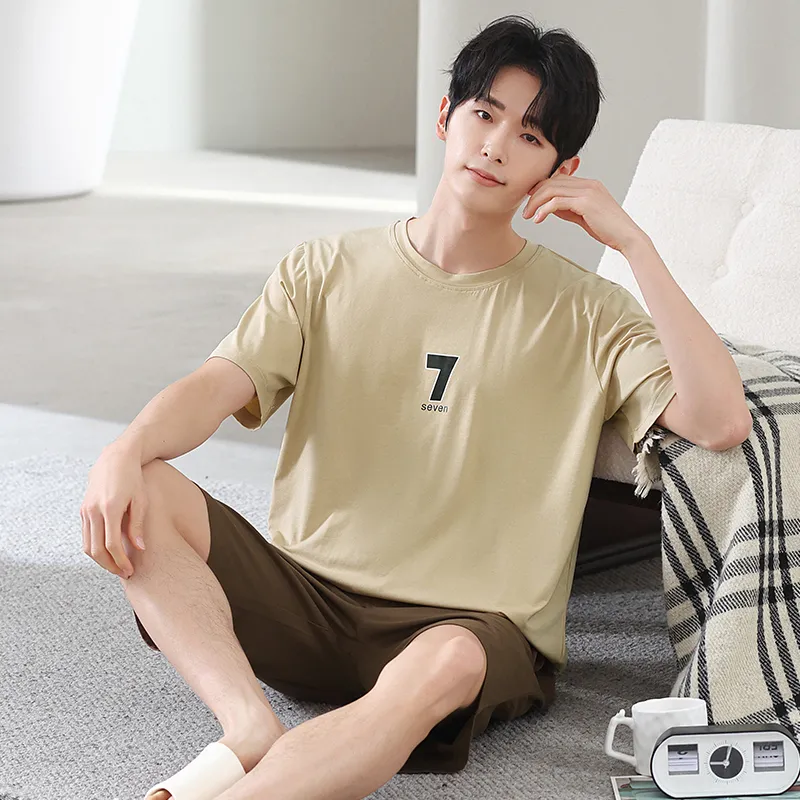Good fortune Men Pajama Sets-4