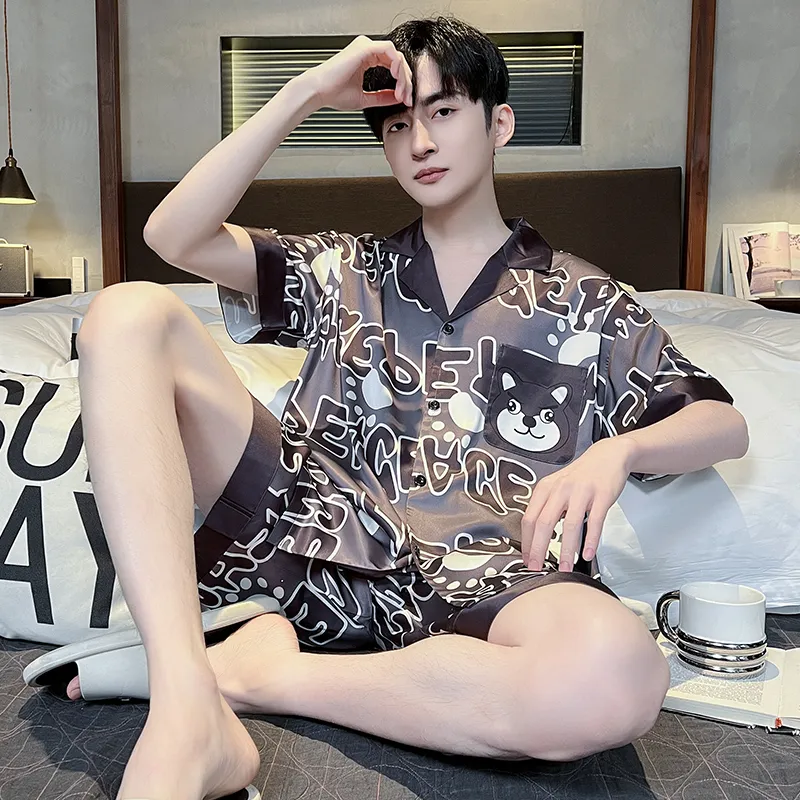 Good fortune Men Pajama Sets-1