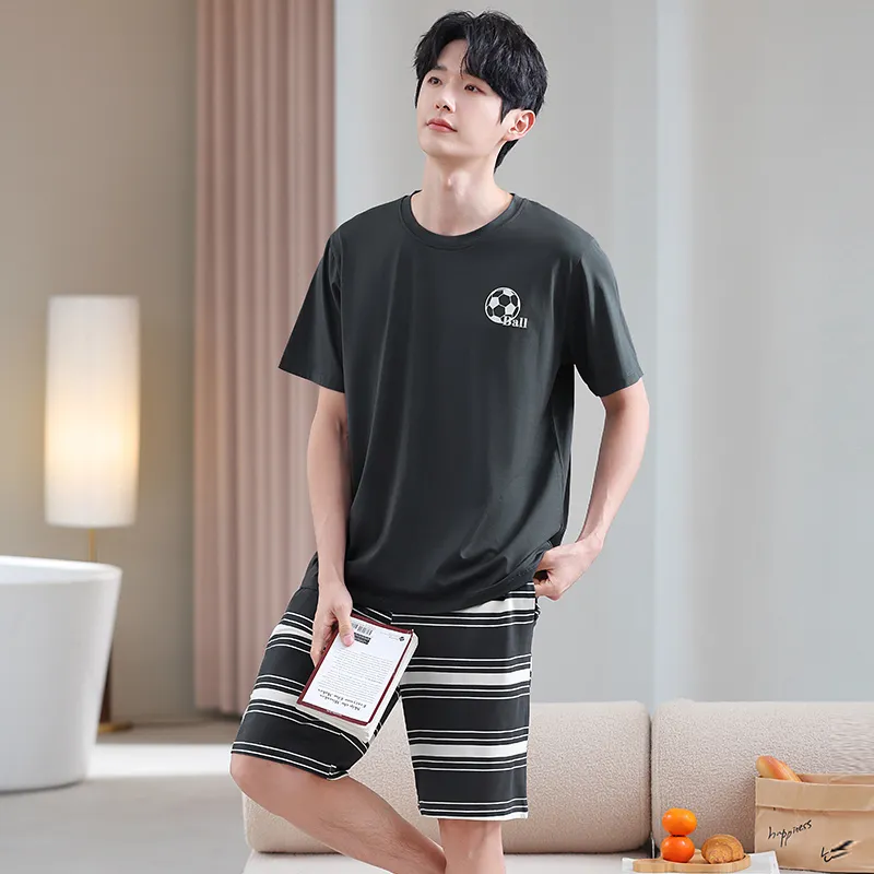 Good fortune Men Pajama Sets-3