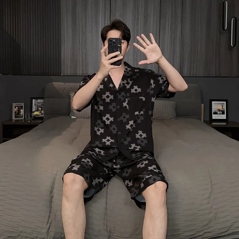 Good Fortune Pajama Set Men's Image Color-5