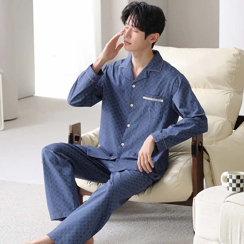 Good Fortune Pajama Set Men's Image Color-3