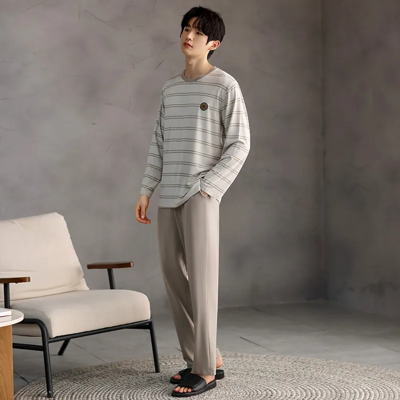 Good Fortune Pajama Set Men's Image Color-3