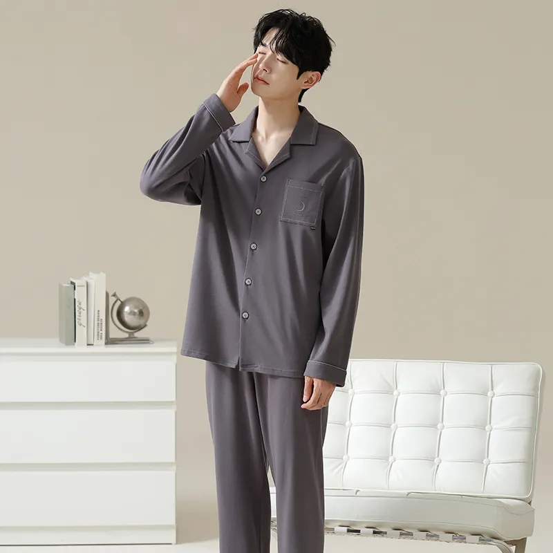 Good Fortune Pajama Set Men's Image Color-1
