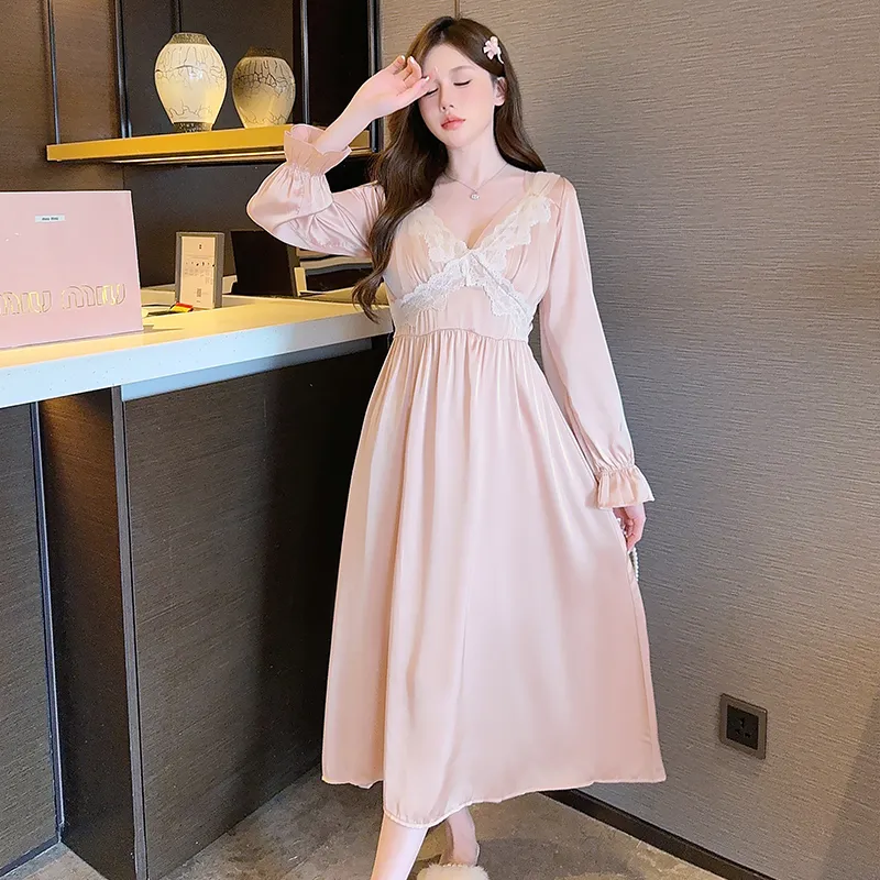 Good fortune Women's Nightgowns-4