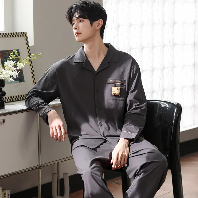Good Fortune Pajama Set Men's Image Color-4