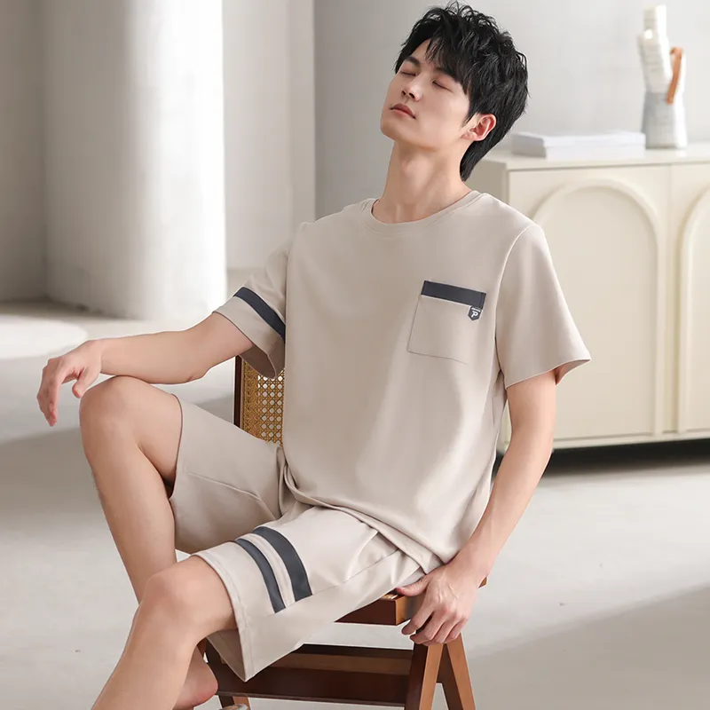 Good fortune Men Pajama Sets-3