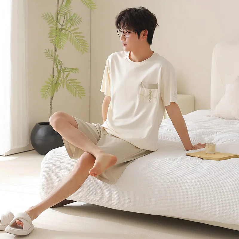 Good Fortune Pajama Set Men's Image Color-3