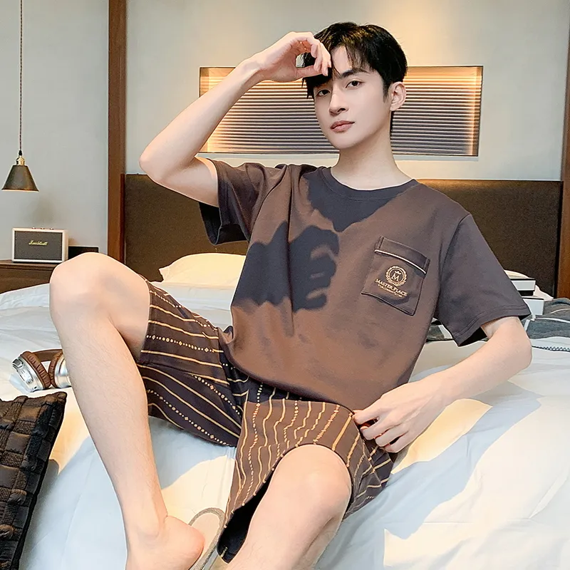 Good fortune Men Pajama Sets-3