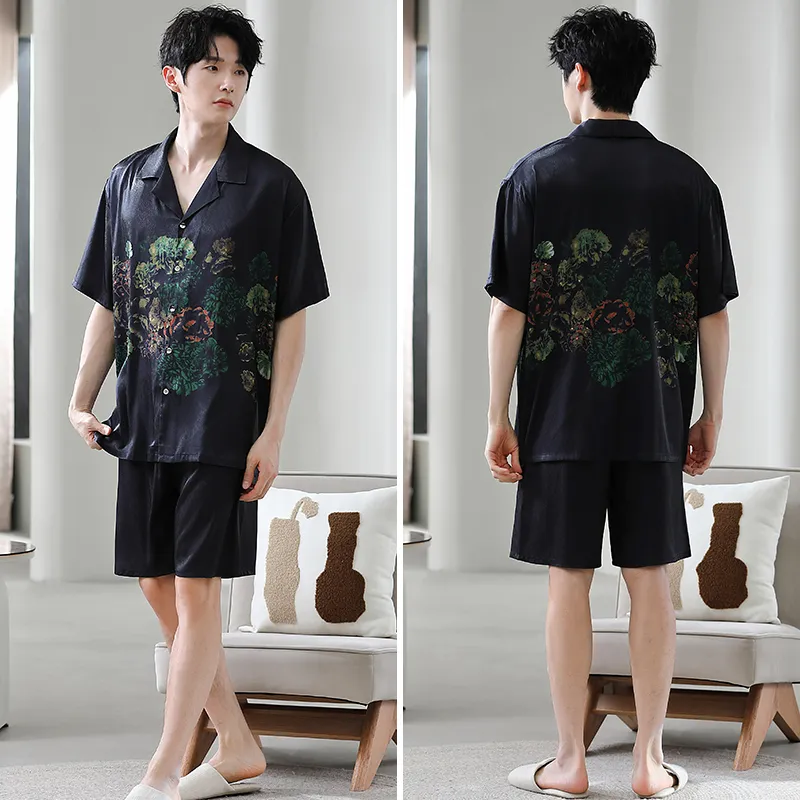 Good Fortune Pajama Set Men's Image Color-5