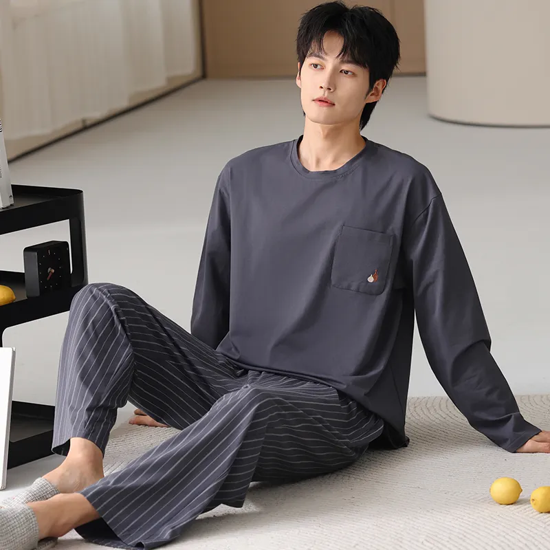 Good Fortune Pajama Set Men's Image Color-3