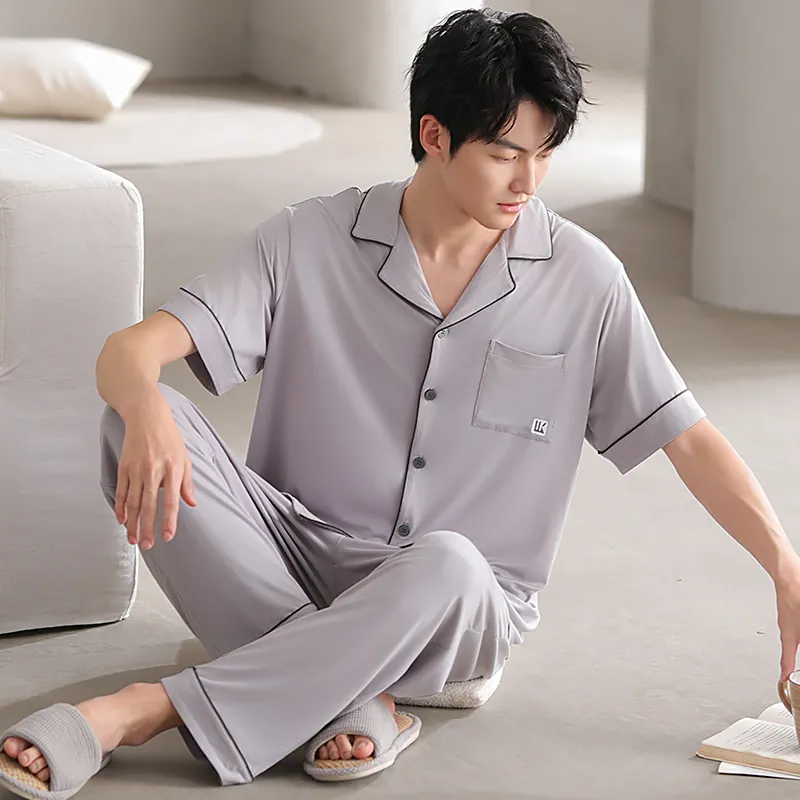 Good fortune Men Pajama Sets-6