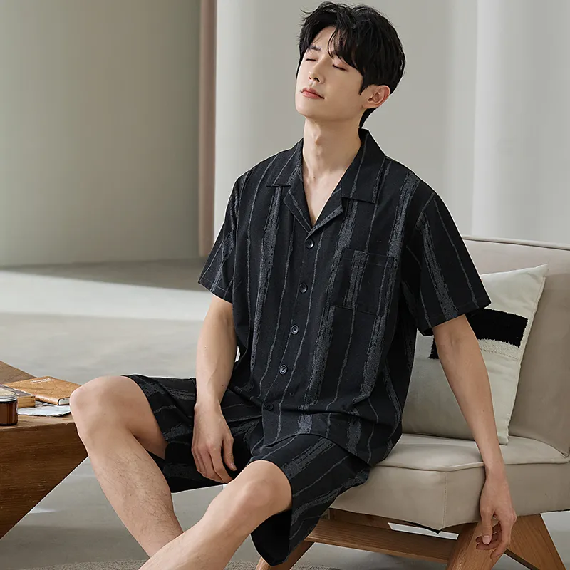 Good Fortune Pajama Set Men's Image Color-3