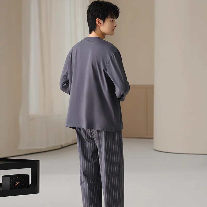 Good Fortune Pajama Set Men's Image Color-4