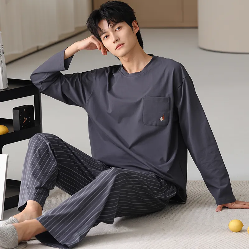 Good Fortune Pajama Set Men's Image Color-2