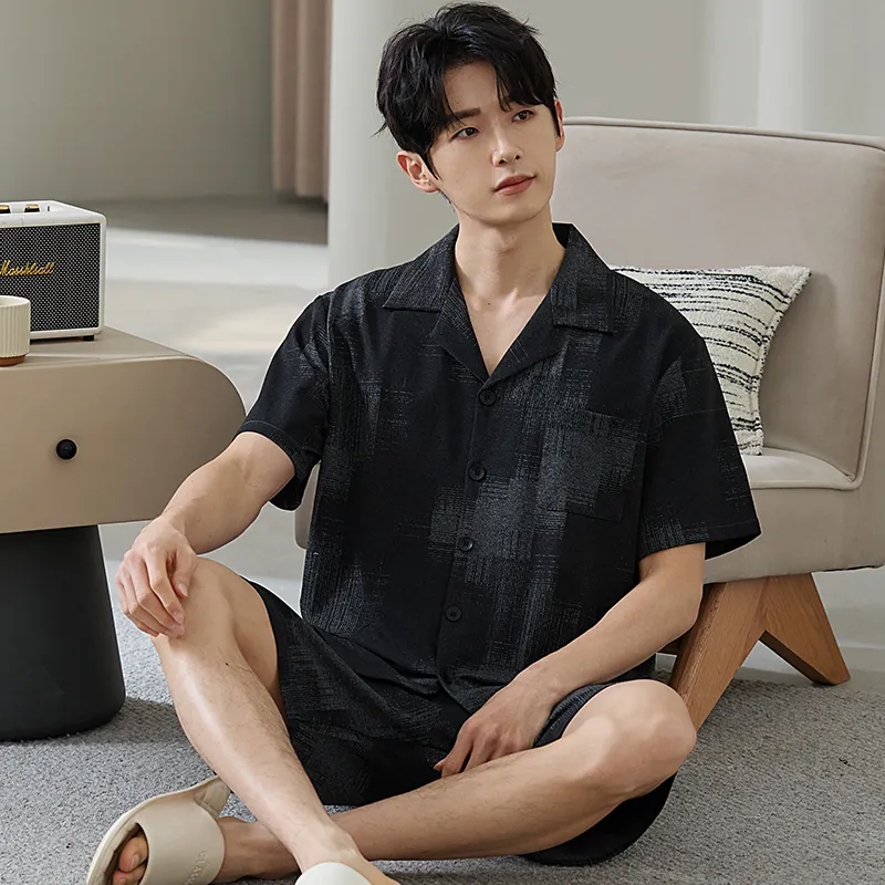 Good Fortune Pajama Set Men's Image Color-1