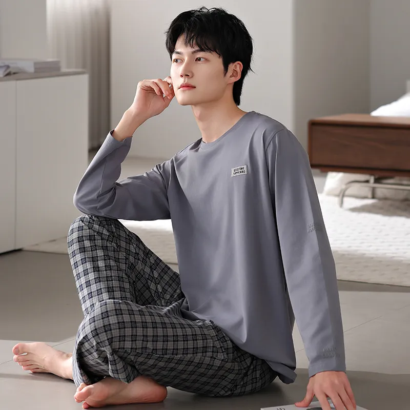 Good Fortune Pajama Set Men's Image Color-2