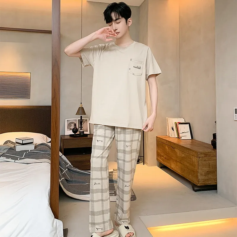 Good fortune Men Pajama Sets-1