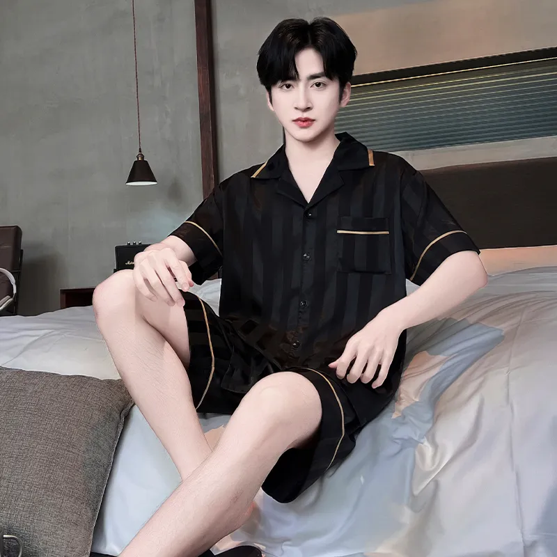Good fortune Men Pajama Sets-5