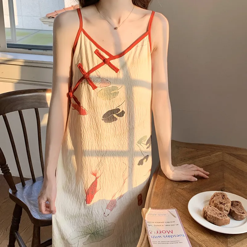 Good fortune Women's Nightgowns-5