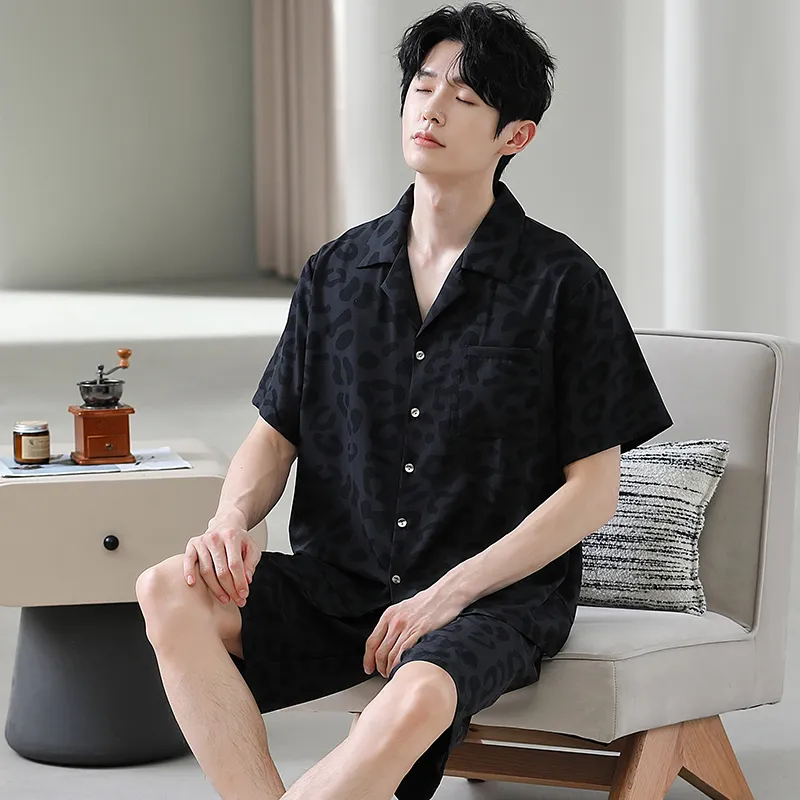 Good Fortune Pajama Set Men's Image Color-3