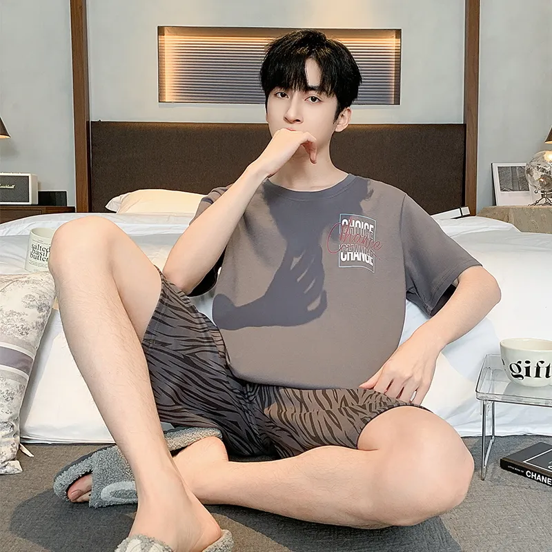 Good fortune Men Pajama Sets-5