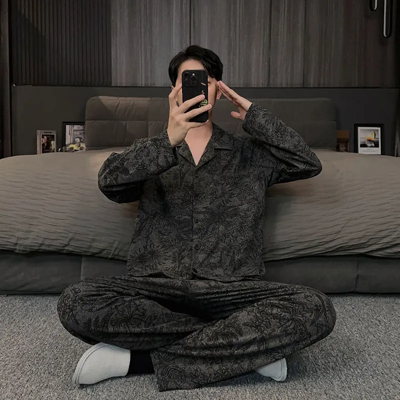 Good Fortune Pajama Set Men's Image Color-3