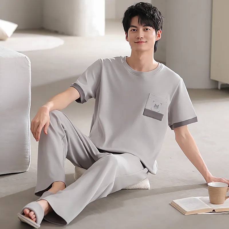 Good Fortune Pajama Set Men's Image Color-4