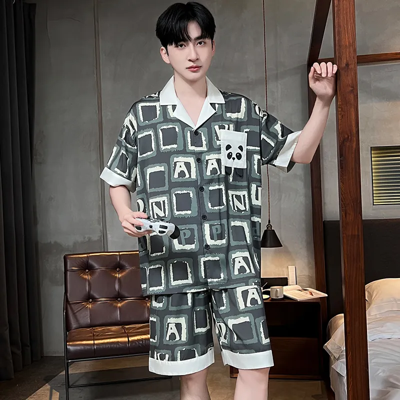 Good fortune Men Pajama Sets-1