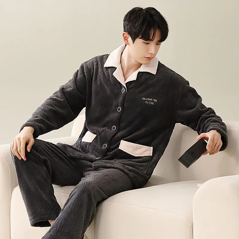 Good Fortune Pajama Set Men's Image Color-2