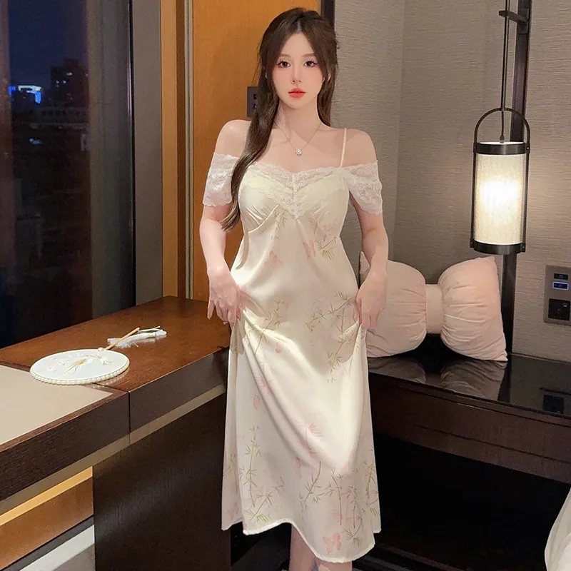 Good fortune Women's Nightgowns-3