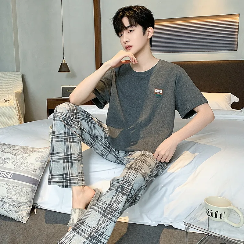 Good fortune Men Pajama Sets-3