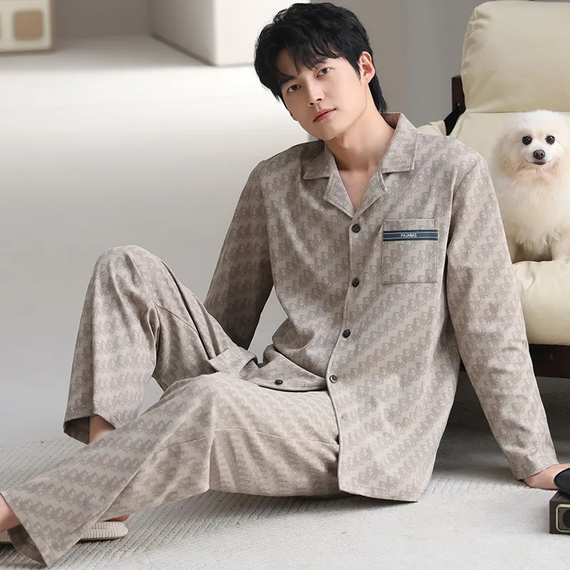 Good Fortune Pajama Set Men's Image Color-5