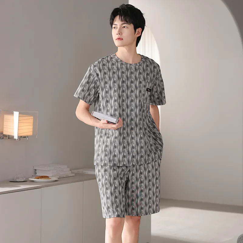 Good Fortune Pajama Set Men's Image Color-3