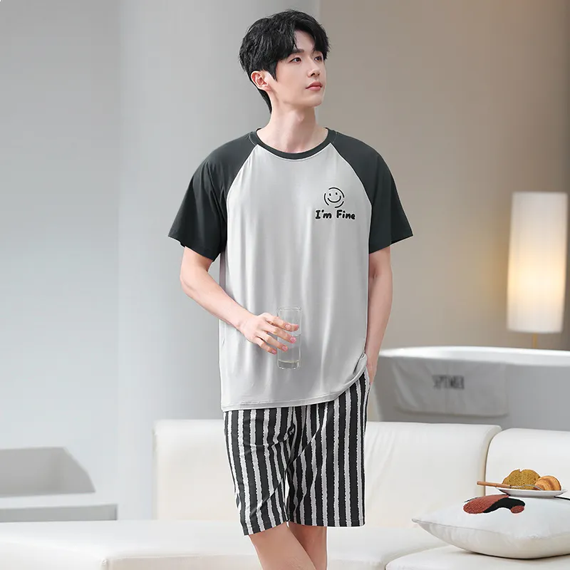 Good fortune Men Pajama Sets-2