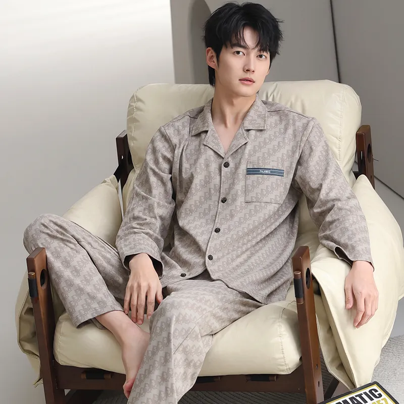 Good Fortune Pajama Set Men's Image Color-2