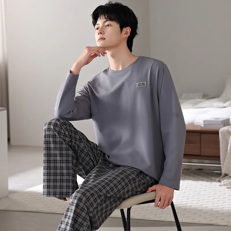Good Fortune Pajama Set Men's Image Color-3
