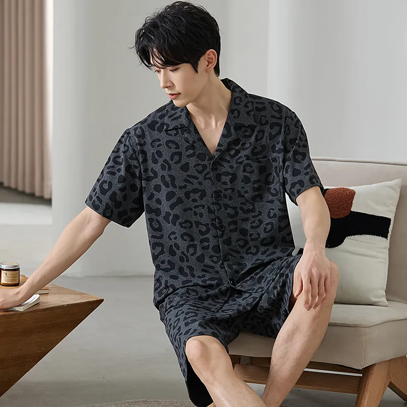 Good Fortune Pajama Set Men's Image Color-2