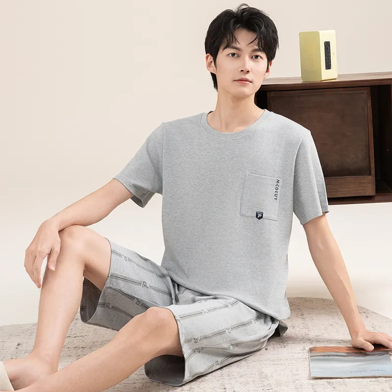 Good fortune Men Pajama Sets-7