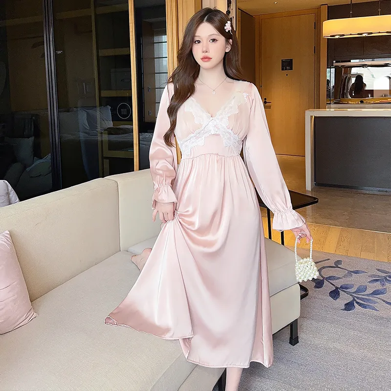 Good fortune Women's Nightgowns-3