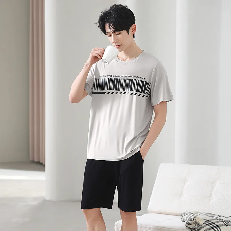 Good fortune Men Pajama Sets-2