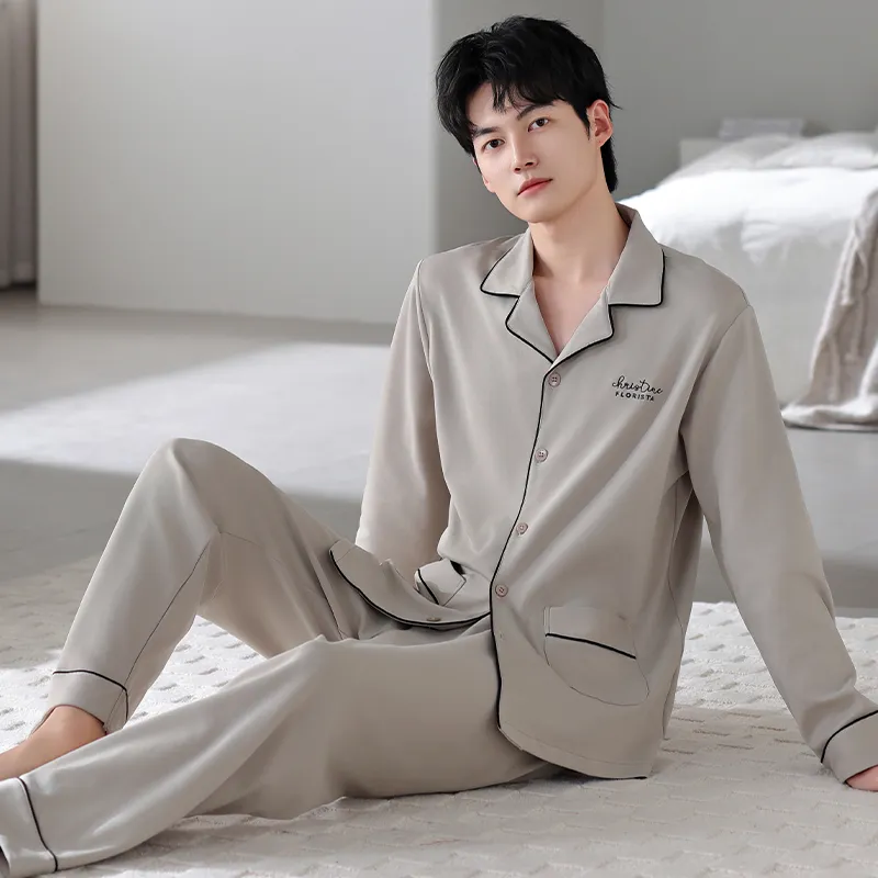 Good Fortune Pajama Set Men's Image Color-4